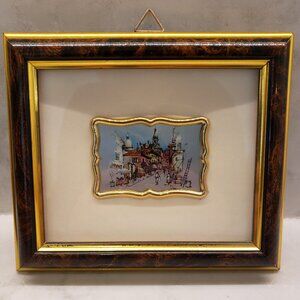 Vintage Art Decor CV Italy, Italy Streets, Made in Italy, Signed
